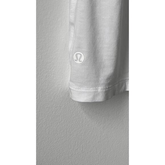 RARE Lululemon Muscle Tank Top White 6 - Picture 4 of 5